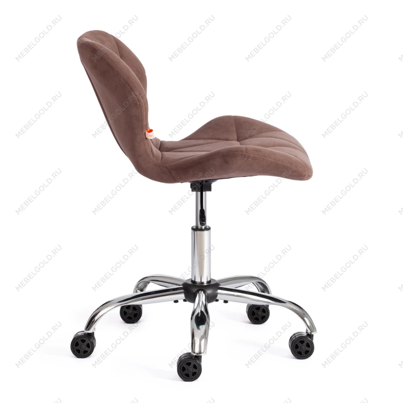 Кресло SELFI, флок, коричневый, 6 | изображение 1