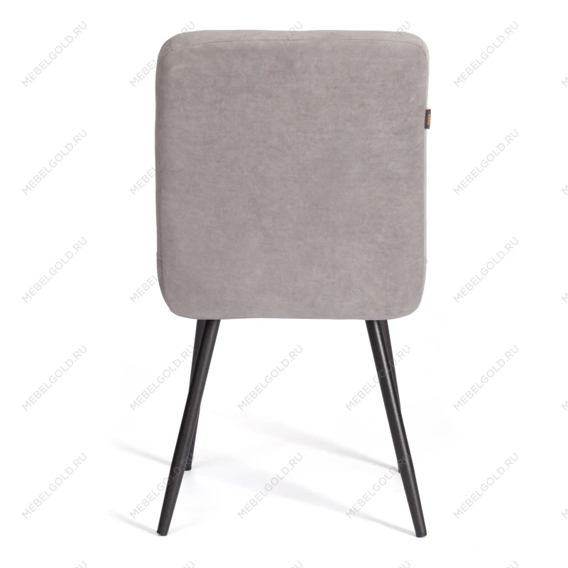 Стул обеденный Medeo, LT, флок, серый/черный, 29, 45х56х89 см | изображение 4