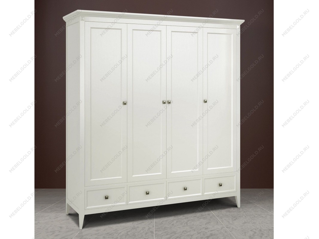 Шкаф четырехстворчатый Manhattan (Молочный) | изображение 3