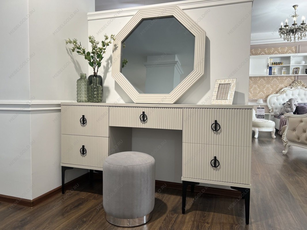 Зеркало Стелла светло серый камень | изображение 1