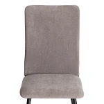 Стул обеденный La Rousse (2 шт. в упаковке), NEW, велюр, серый/чёрный, 29, 45х55х93 см | изображение 5