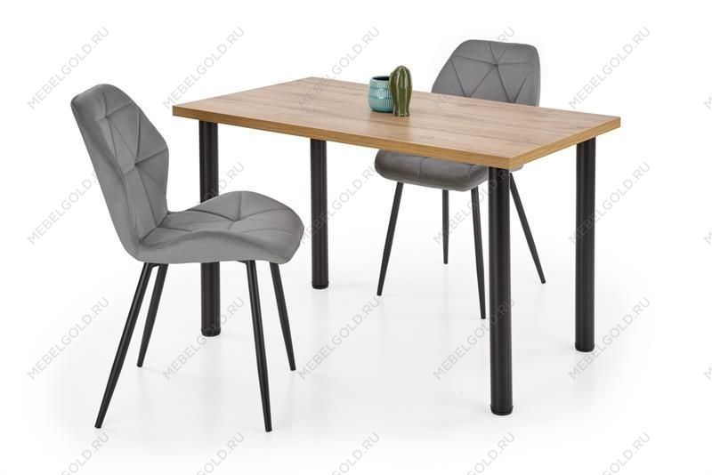 Стол обеденный Halmar MODEX 2 120 (дуб вотан/черный)