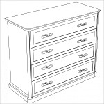 Комод Натали 4 ящ. широкий белый глянец | изображение 2