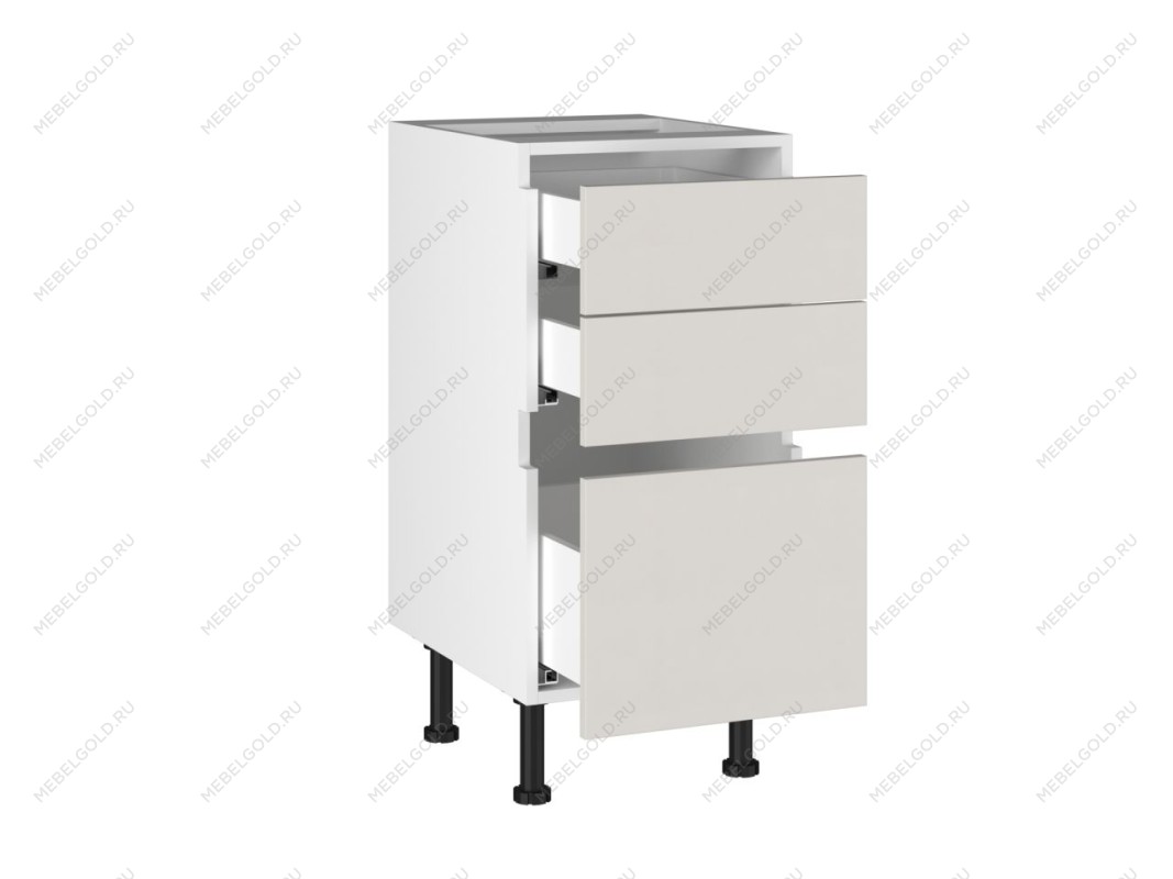 Стол с ящиками СЯ-40 Start Soft Boyard, Виста (400*523*870) Экокожа Белый, 26218 | изображение 1