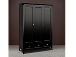 Шкаф трехстворчатый Manhattan (Черный) | изображение 3