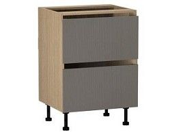 Стол с ящиками СЯ-60 (2), Женева (600*520*870) Дуб Палермо/Серый камень , 22022