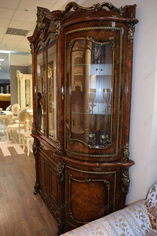 Сервант Джоконда 5-ств корень дуба глянец | изображение 8