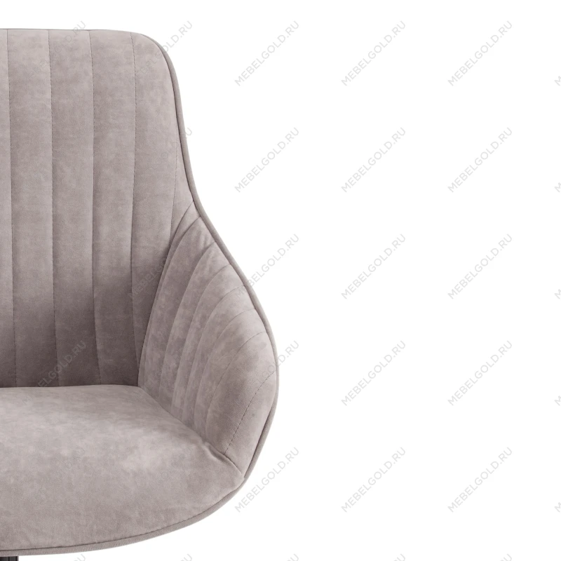 Кресло DUBLIN, велюр Clermon, св. -серый, 60 | изображение 5