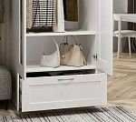 БРИМНЭС / СИРИУС Шкаф ИКЕА / IKEA комбинированный 2 двери и 1 ящик белый | изображение 7