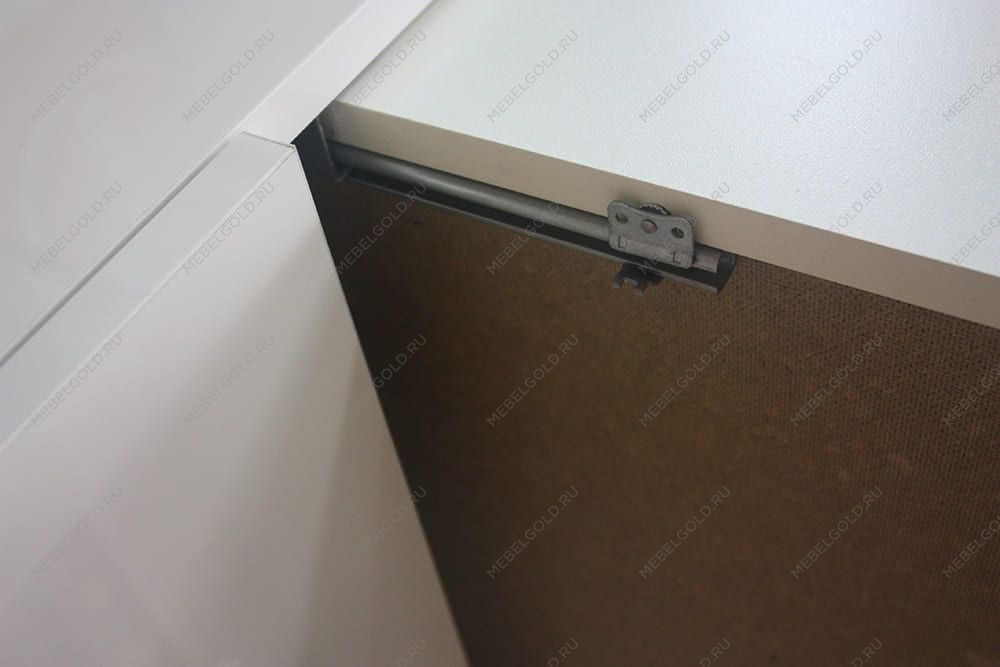 Комод узкий Диора слоновая кость/серебро ДКМ-2 | изображение 8