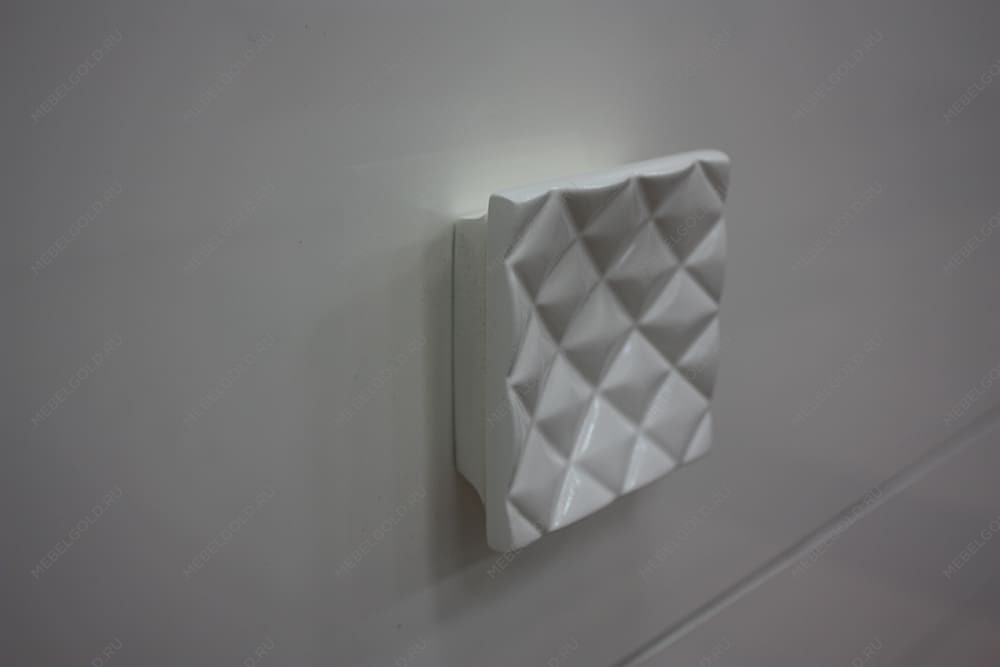 Комод узкий Диора слоновая кость/серебро ДКМ-2 | изображение 4