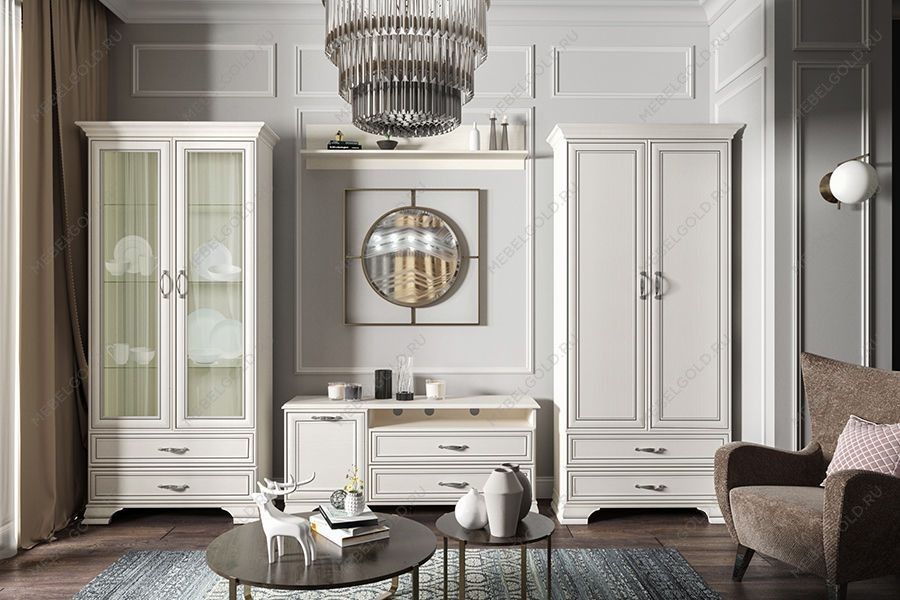 Гостиная Тиффани кремовый 3