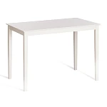 Обеденный комплект Хадсон (стол + 4 стула)/Hudson Dining Set, дерево гевея/мдф, стол: 110х70х75см / стул: 44х42х89см, ivory white (слоновая кость), ткань кор.-зол | изображение 1