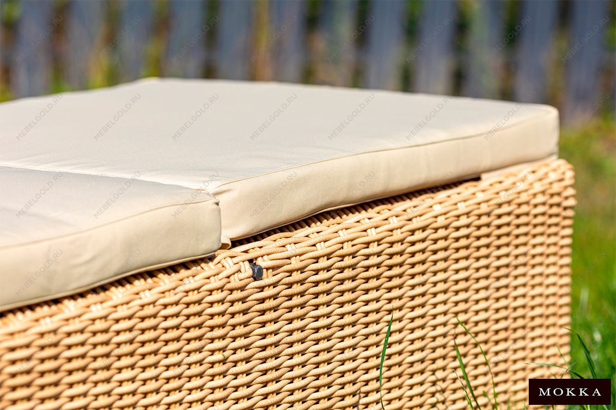 MOKKA BELLA Шезлонг, цвет соломенный | изображение 2