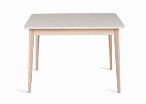 Стол Рэй-1030 (беленый дуб/белая эмаль) Прямоугольный