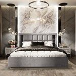 Кровать Замира 180x200 см серый камень | изображение 2