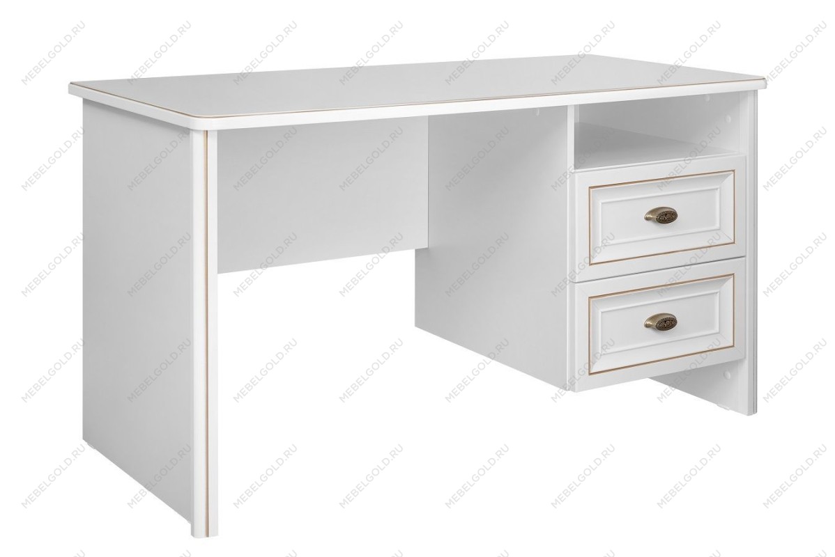 Стол письменный Натали белый глянец - Выставка м. Марьина роща
