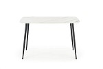 Стол обеденный Halmar MARCO (белый мрамор/черный) | изображение 2