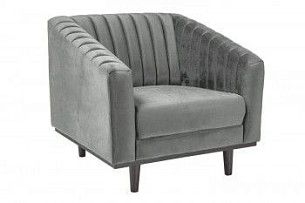 Кресло Signal ASPREY 1 Velvet Bluvel 14 (серый)