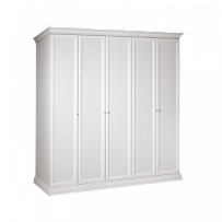 Шкаф 5-и дв. для платья и белья (без зеркала) Амели дуб АМШ2/5