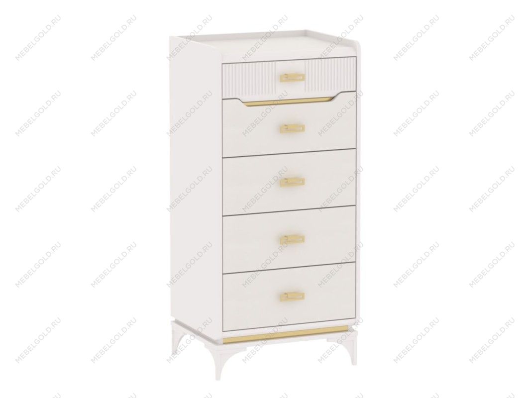 Комод высокий, Сиде (550*447*1171) Белый, 12904