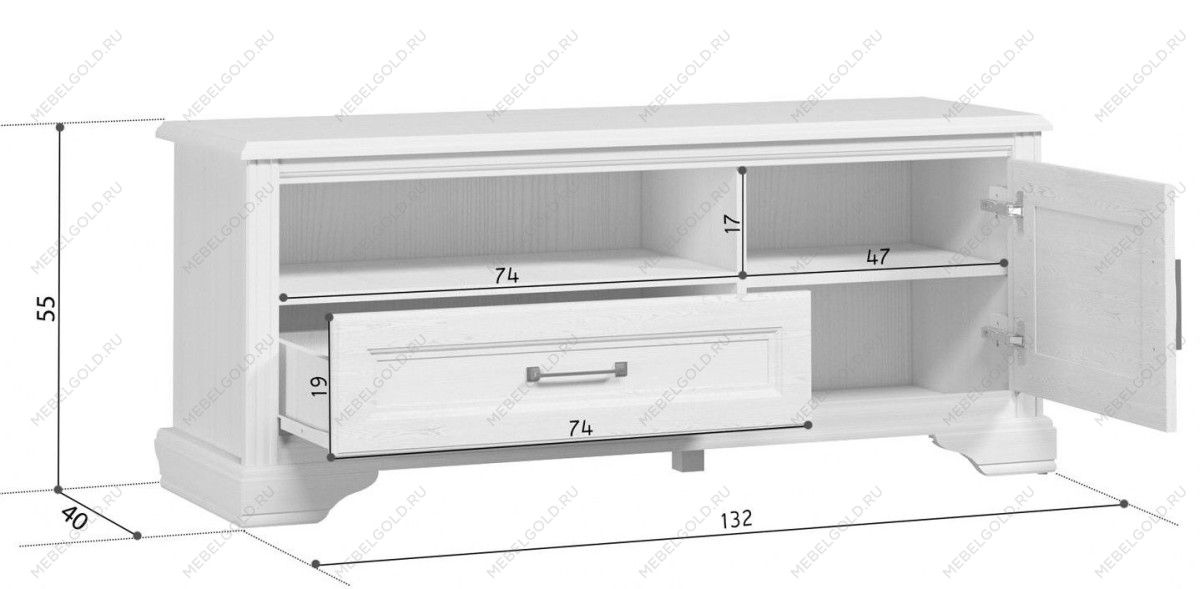 Тумба Стилиус RTV1D1S (Лиственница сибирская) | изображение 3