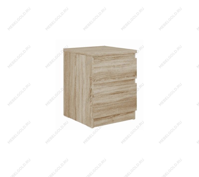 КАСТОР (KULLEN) тумба ИКЕА / IKEA 2 ящика сонома | изображение 3