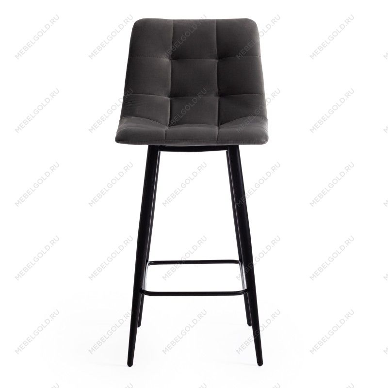Стул полубарный CHILLY (mod. 7095пб) серый barkhat 26/черный | изображение 4