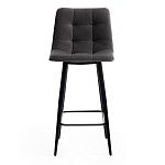 Стул полубарный CHILLY (mod. 7095пб) серый barkhat 26/черный | изображение 4