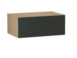 Шкаф АГ-90, Женева (900*586*360) Дуб Палермо/Зеленый матовый, 21928