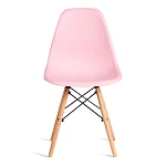 Стул CINDY (EAMES) (mod. 1801), дерево бук/металл/сиденье пластик, 45x51x82 см, Light pink (светло-розовый) | изображение 4