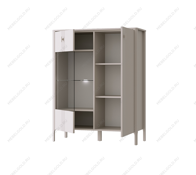 Витрина с подсветкой Далия REG1W1D персидский жемчуг | изображение 2