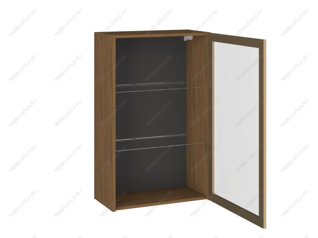 Шкаф 960 ШСТ-60, Фьюжн (600*317*960) Дуб Каселла коричневый/Золото, 27173 | изображение 1
