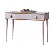 Лобня - Стол туалетный Римини СОЛО (белый золото) РМСТ-1 (s)