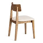 Стул THOR, дерево вяз/ткань лен, груша№3/бежевый лен, 50х48х81,5 см | изображение 2