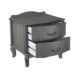 Тумбочка прикроватная Джульетта 2 ящ. (серый ясень) | изображение 2