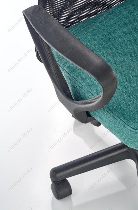 Кресло компьютерное Halmar TIMMY (бирюзовый/черный) | изображение 3