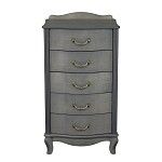 Комод Джульетта узкий 5 ящ.(серый ясень) | изображение 1
