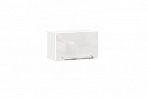 Шкаф кухонный 600 горизонтальный Герда (Белый/Белый глянец)