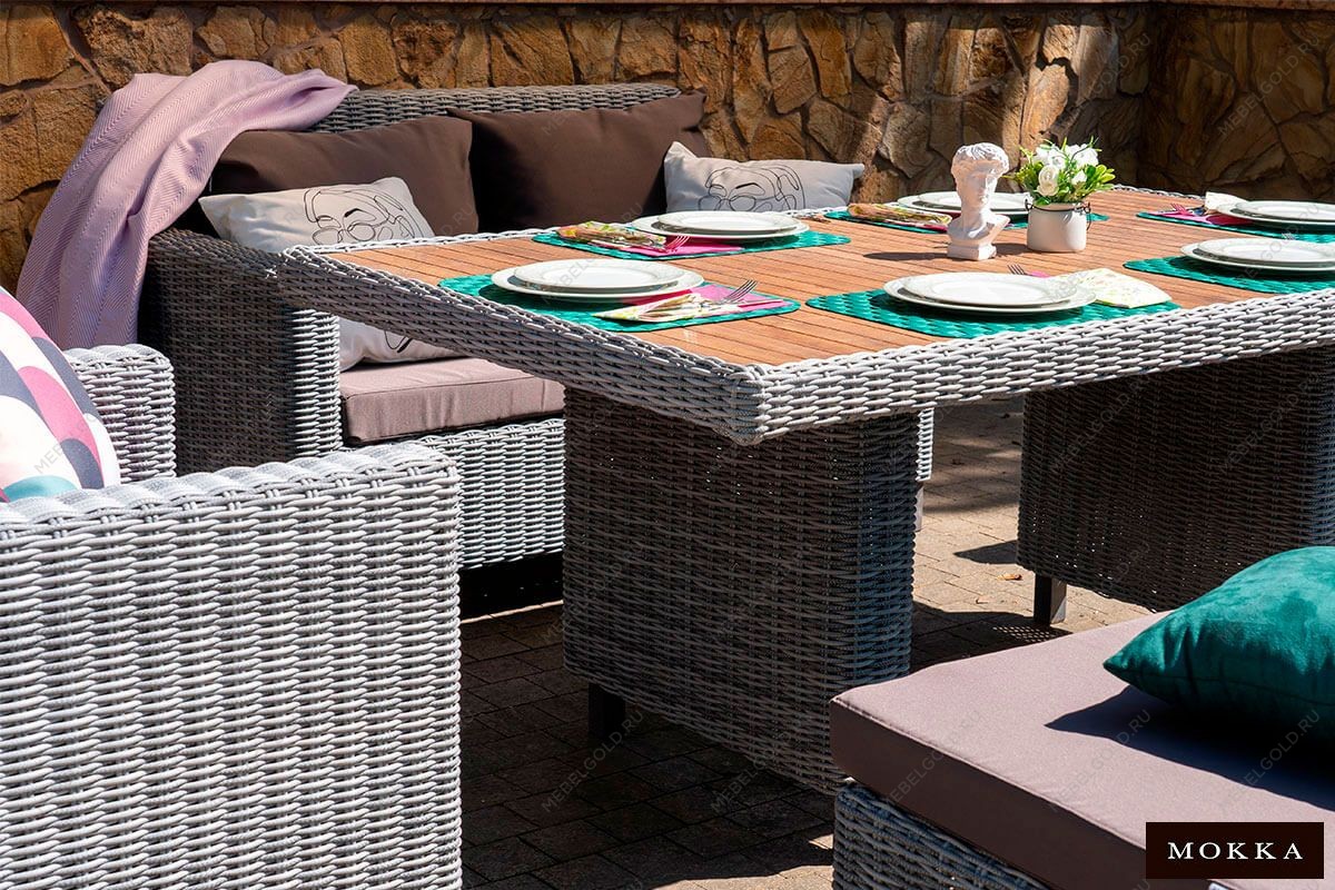 Комплект плетеной мебели MOKKA BELLA Family | изображение 14