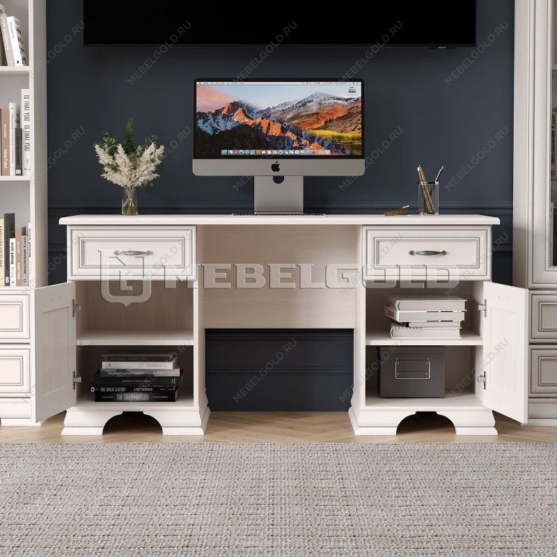 Стол письменный Тиффани вудлайн кремовый | изображение 3