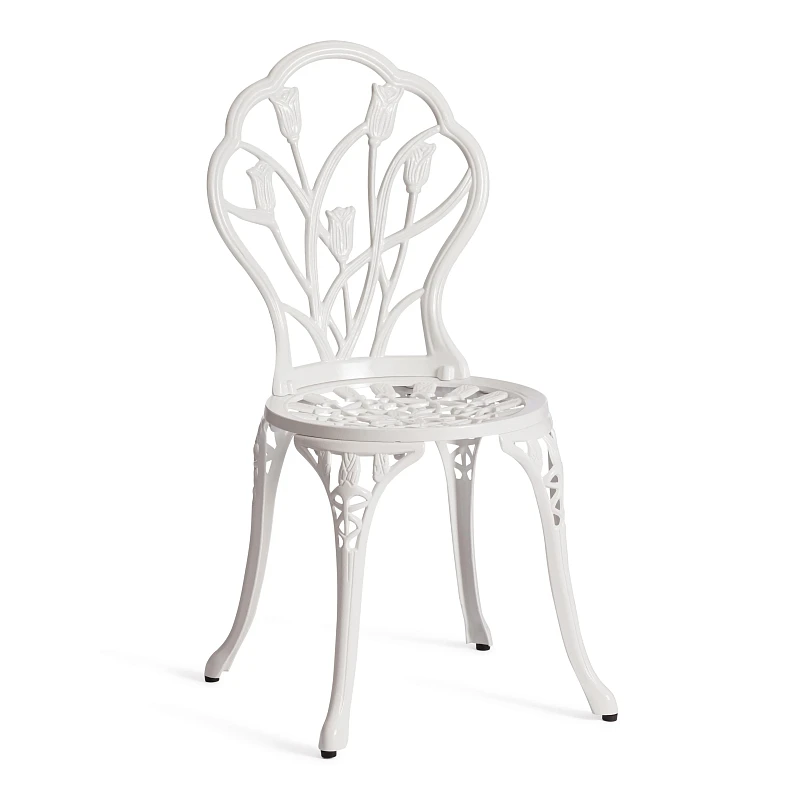 Комплект Secret De Maison Waltz of flowers (стол +2 стула), алюминиевый сплав, D60/H67, 52Х40Х89см, butter white | изображение 5
