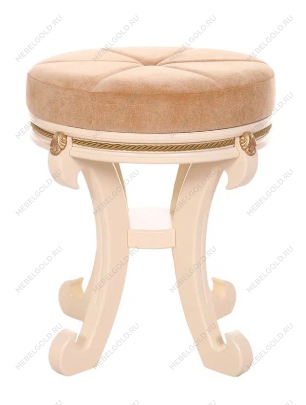 Банкетка Глория (Дуб шампань/Крем/ткань)