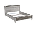 Кровать (каркас) Люкс 1600, Денвер (1764*2213*1022) Риббек серый, 11722 | изображение 1
