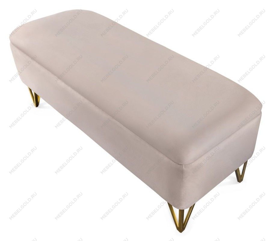 Банкетка Лара бежевый глянец | изображение 2