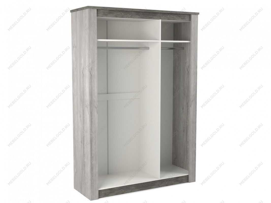 Шкаф 3-х дверный 2300, Денвер (1520*538*2300) Риббек серый, 11725 | изображение 1