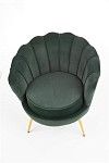 Кресло Halmar AMORINITO (темно-зеленый/золотой) | изображение 5