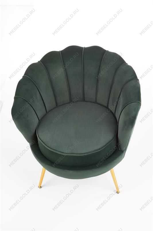 Кресло Halmar AMORINITO (темно-зеленый/золотой) | изображение 5