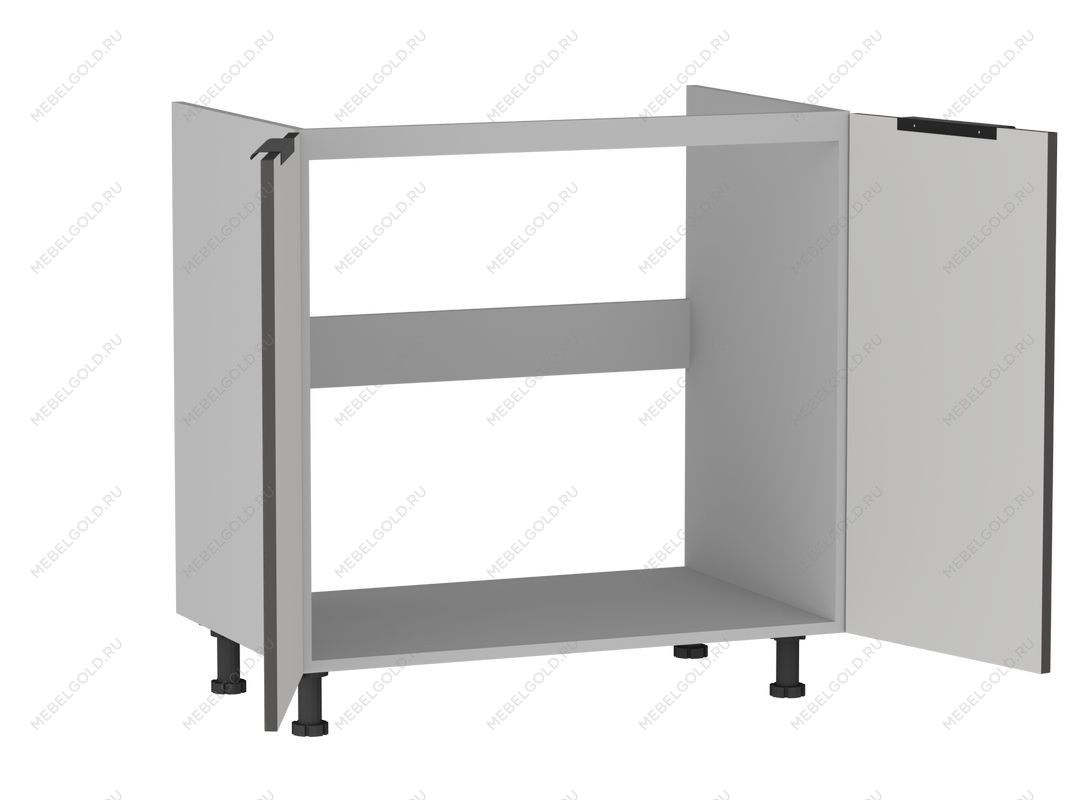 Стол под мойку СМ-80, Ватель (800*520*820) Экокожа Серый, 23311 | изображение 1