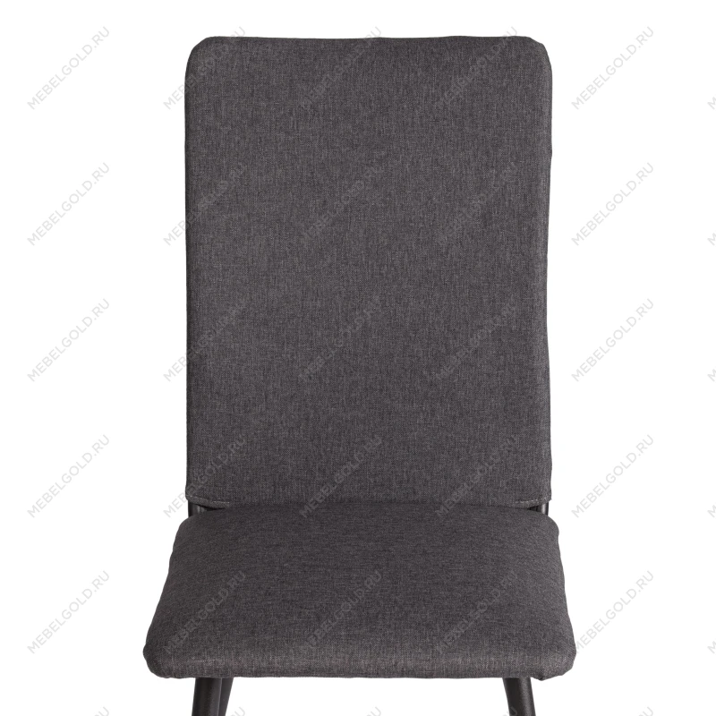 Стул обеденный La Rousse (2 шт. в упаковке), NEW, ткань рогожка, тёмно-серый, F68, 45х55х93 см | изображение 5